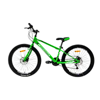 Велосипед CrossBike 24" Spark D-Steel 2024 Рама-11" green