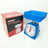 PLI Весы кухонные механические MATARIX MX-405 5 кг, весы пищевые, весы со съемной чашей. Цвет: синий