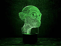 Сменная пластина для 3D ночника "Голлум" 3DTOYSLAMP