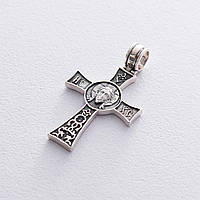 Православный крест Спаси и Сохрани с чернением 132474 Оникс UD, код: 6736012
