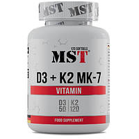 Vitamin D3+K2 MK-7 MST (120 капсул)