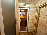 Дерев'яна мобільна Баня-Бочка квадро 5 м "LNK", фото 6