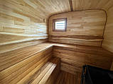 Дерев'яна мобільна Баня-Бочка квадро 5 м "LNK", фото 4