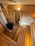 Дерев'яна мобільна Баня-Бочка квадро 5 м "LNK", фото 3