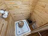 Дерев'яна мобільна Баня-Бочка квадро 5 м "LNK", фото 9