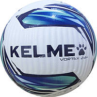 Футбольный мяч Kelme VORTEX 23+ HYBRID бело-синий Размер 4 8301QU5080.9113