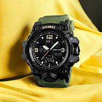 Модные мужские часы SKMEI 1155BAG, Тактические часы, Часы DI-813 для военнослужащих skr