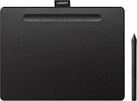 Графический планшет Wacom Intuos M Bluetooth Black (CTL-6100WLK-N) PP, код: 6823376