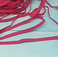 Резинка 0,6 см, колір темна малина, метр, Малиновий