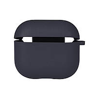 Чехол с микрофиброю Silicone Case Airpods 3 Dark blue