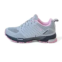 Безбренд New Yike (Adidas Marathon) Gray Pink 36 w
