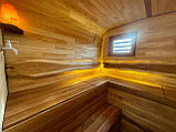 Дерев'яна мобільна Баня-Бочка квадро 5 м "LNK", фото 2