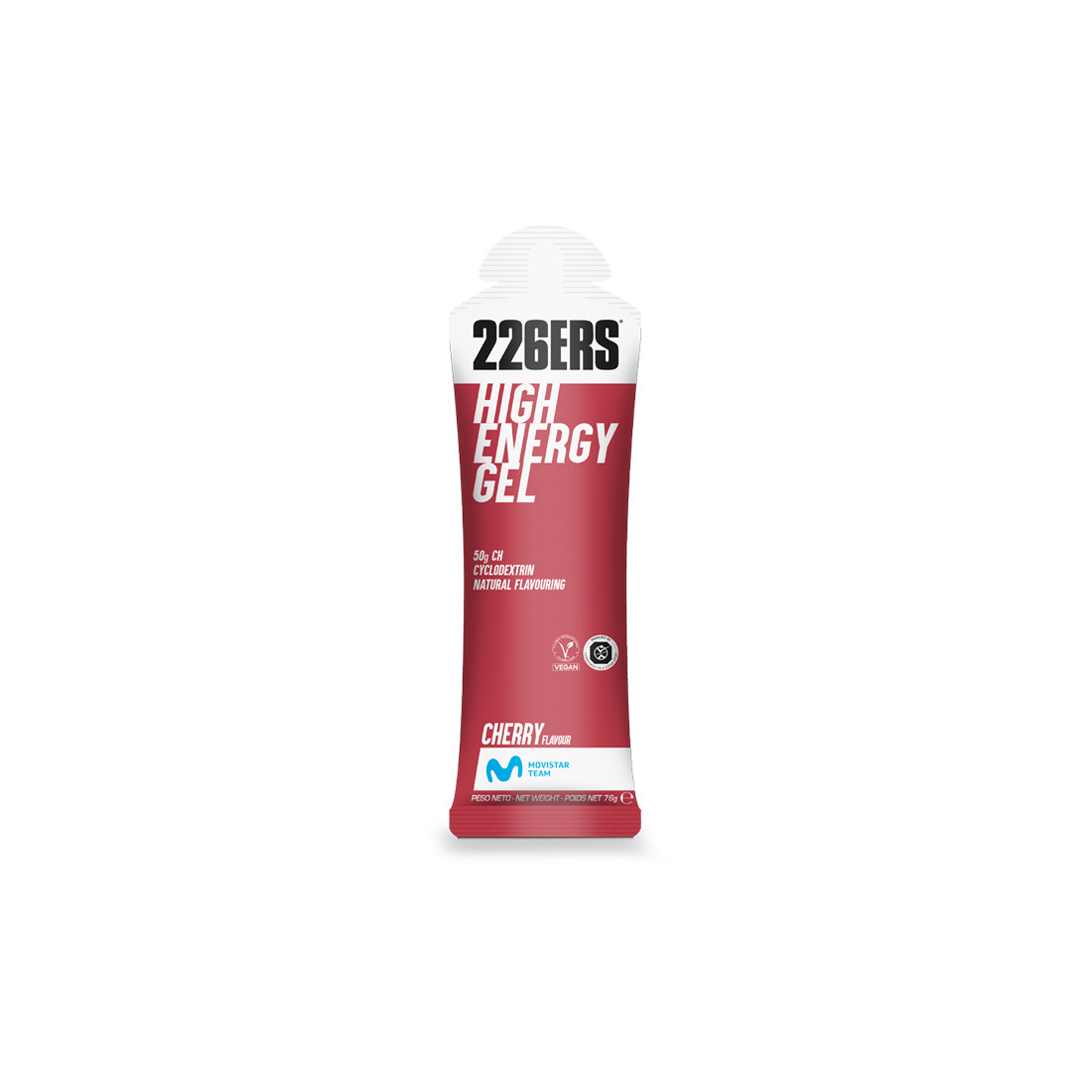 Енергетичний гель 226ERS HIGH ENERGY GEL CAFFEINE вишня 76 г, фото 1