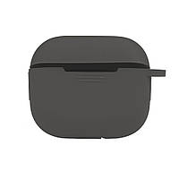 Чехол с карабином Silicone Case Airpods 3 Dark grey