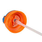 Пляшка для води Yes Fusion 350 мл, блакитна, фото 4