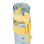 Пляшка для води Yes Fusion 550 мл, блакитна, фото 5