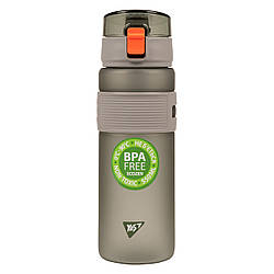 Пляшка для води Yes Fusion 550 мл, сіра