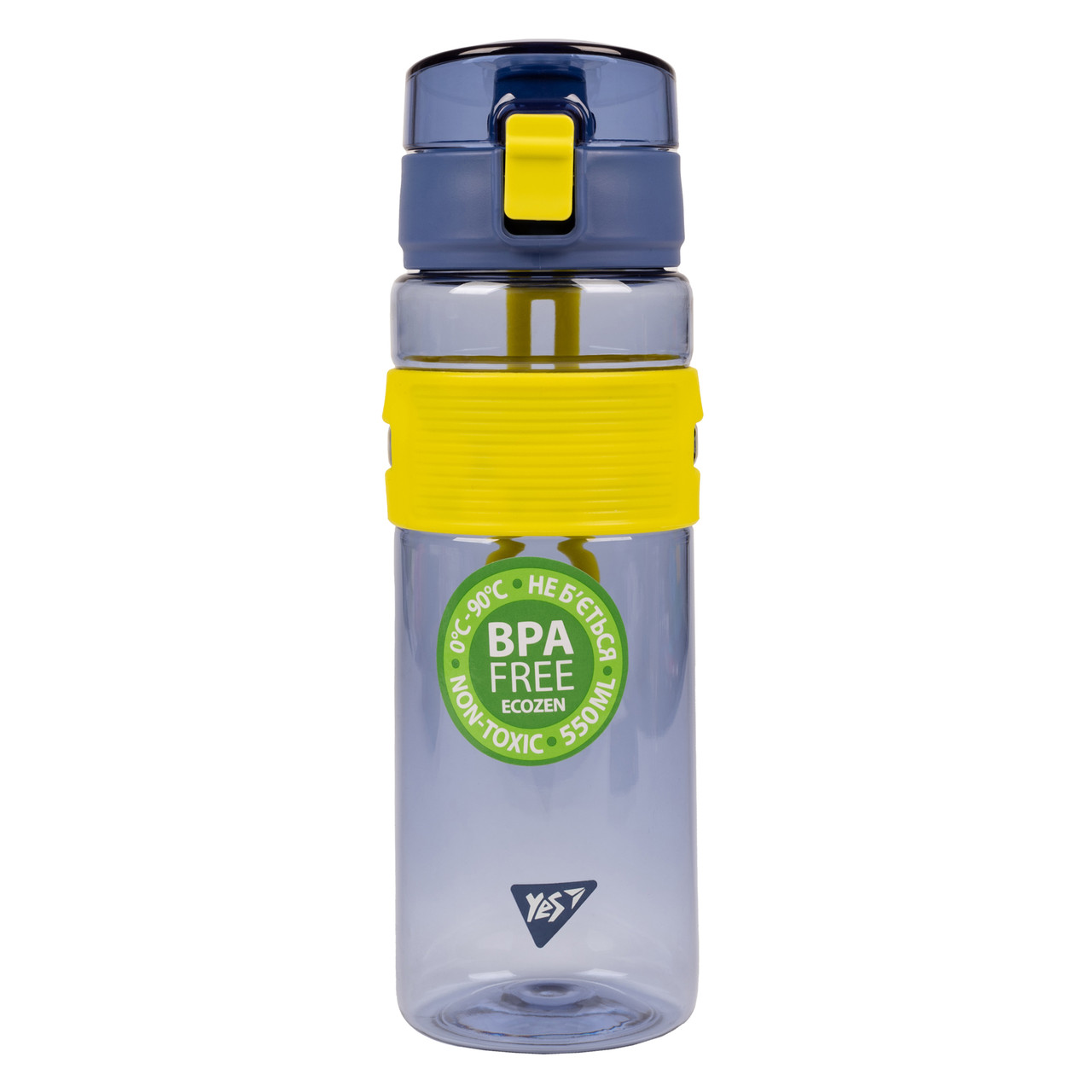 Пляшка для води Yes Fusion 550 мл, синя, фото 1