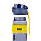 Пляшка для води Yes Fusion 550 мл, синя, фото 3