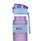 Пляшка для води Yes Fusion 550 мл, фіолетова, фото 3