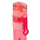 Пляшка для води Yes Fusion 750 мл, рожева, фото 5