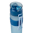 Пляшка для води Yes Fusion 750 мл, блакитна, фото 5