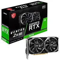 Відеокарта GeForce RTX 3050 8GB GDDR6 Ventus 2X XS OC MSI (GeForce RTX 3050 VENTUS 2X XS 8G OC)