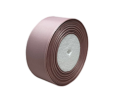 Репсова стрічка 4 см -ОПТ, колір-пудровий, Бобіна, Пудровий