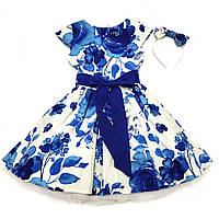 Нарядное платье в ретро стиле стиляги для девочки (122-134р)