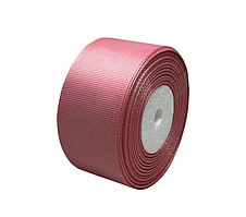 Репсова стрічка 4 см -ОПТ, колір-світлий-теракот, Бобіна