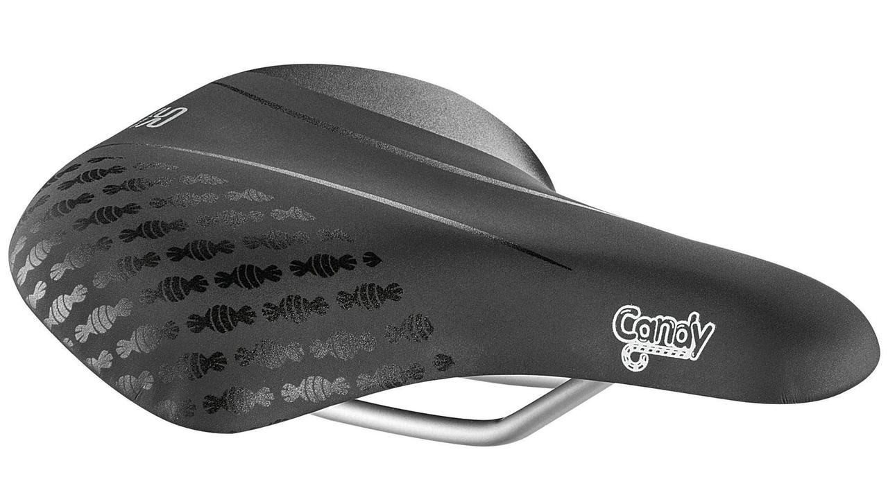 Сідло Selle Royal Junior CANDY, для 16"-24", Foam Matrix, оббивка Soft Touch, 230х172мм, 320 г, жіноче, чорне