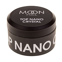 Топ для нігтів стійкий до подряпин Moon Full Nano Crystal Top Coat 15мл