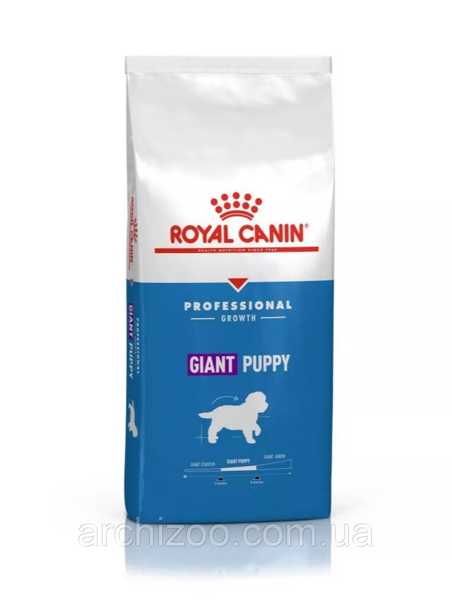 Royal Canin Giant Puppy 17 кг для щенков гигантских пород до 8 месяцев - фото 1 - id-p507660599