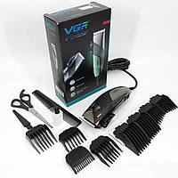 Бритва триммер для бороды VGR V-121 / Машинка для стрижки бороди / Машинка для стрижки NY-884 волос домашняя