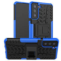 Чехол Armor Case Samsung Galaxy S21 Plus Blue TO, код: 8109755