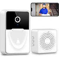 Беспроводной дверной звонок с видеокамерой, Tuya WiFi Video Doorbell Home / Видеодомофон / Домофон с камерой