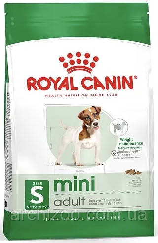 Royal Canin Mini Adult 0,8кг для собак мелких пород от 10 мес. до 8 лет - фото 1 - id-p515497871