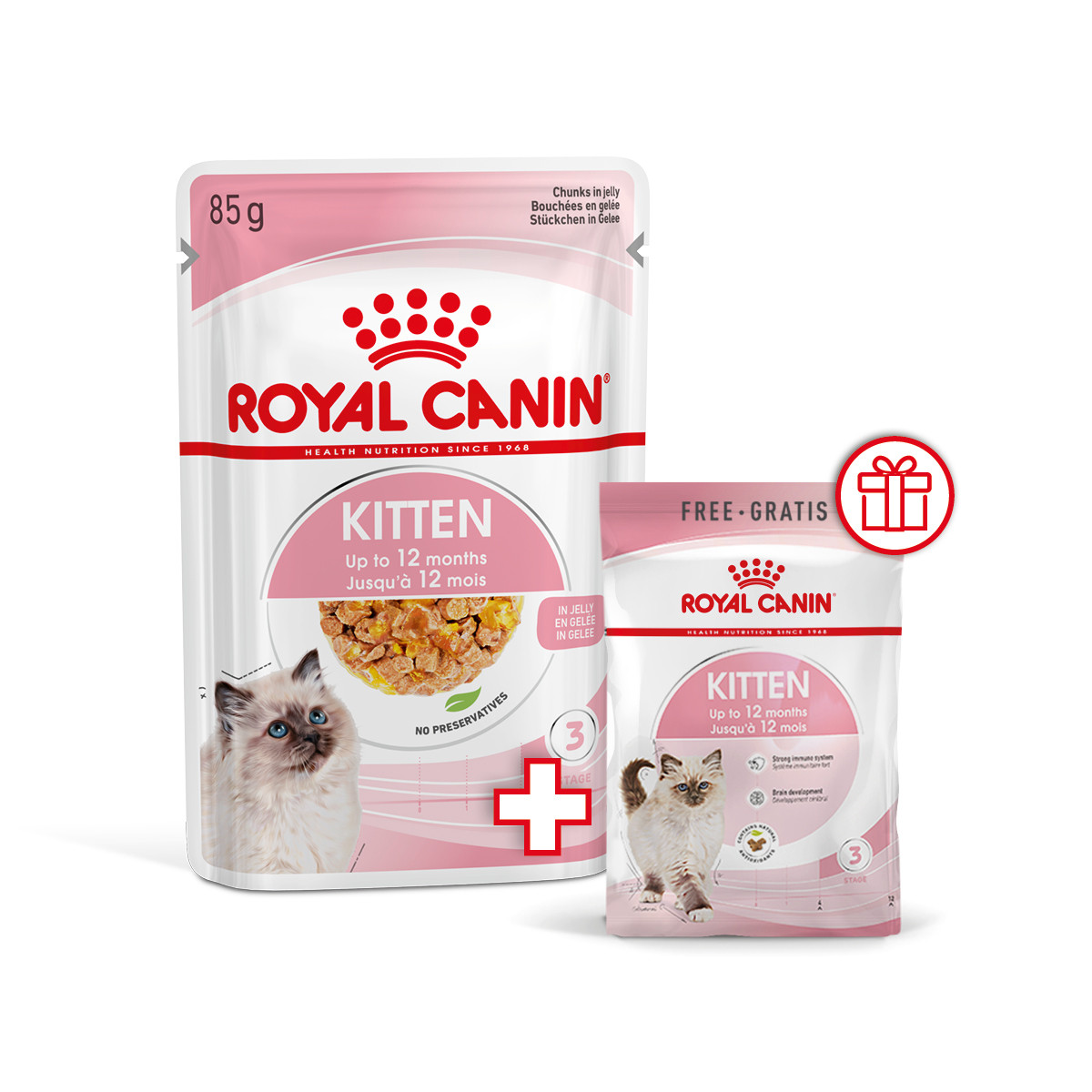 Вологий корм для кошенят ROYAL CANIN KITTEN IN JELLY 0.085 кг