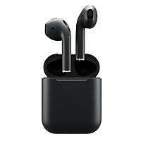 Бездротові навушники AirPods 2 Black Матові Чорні чип Airoha Bluetooth навушники