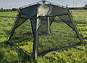 Намет-Альтанка автоматичний 300х300х230 см з москітною сіткою два входи, фото 7