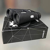 Бинокль KONUS Mission-HD 10x42, Черный, широкое поле обзора, сменные наглазники, чехол
