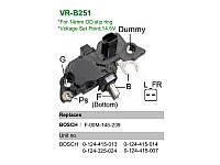 Реле регулятор генератора VR-B251 RENAULT Kangoo 97-07, Megane II 03-09, Scenic II 03-09, Espace 97-02, Laguna