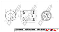 Масляный фильтр Drive+ DP1110.11.0318