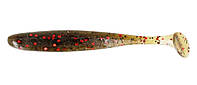 Рыбацкая силиконовая приманка, ZEOX Shemi Shad, длина 4,2 дюймов, 5шт/уп, цвет №001 BRF