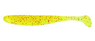 Рыбацкая силиконовая приманка, ZEOX Shemi Shad, длина 4,2 дюймов, 5шт/уп, цвет №006 CRF