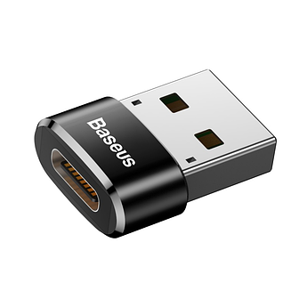 Адаптер Baseus USB to Type-C перехідник CAAOTG-01 Black