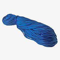 Шнур текстильний, без наповнювача, плетений 3 мм синій