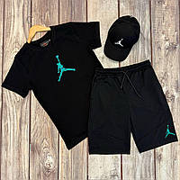 Летний спортивный костюм мужской Jordan. Мужской комплект летний футболка+шорты