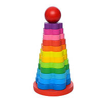 Деревянная игрушка Tree Toys Пирамидка MD 1183 PM, код: 7788472