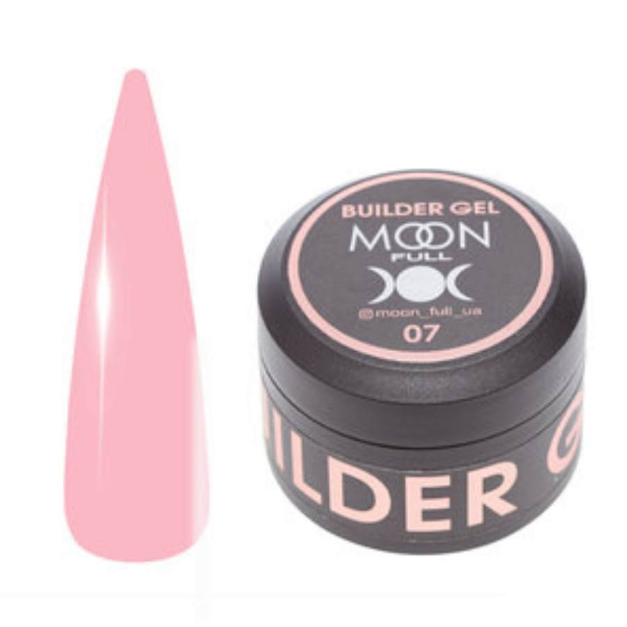 Гель для нарощування нігтів MOON FULL Builder Cream GEL №7,30 мл, фото 1